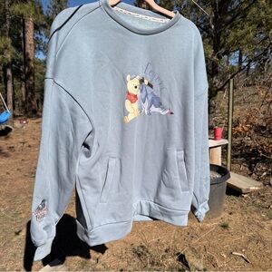 NWOT Disney Sweatshirt with Winnie the Pooh and Eeyore size Large